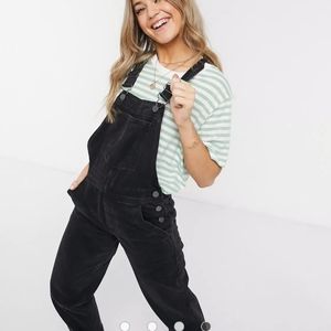ASOS Design Originals Washed Black Denim Overalls
